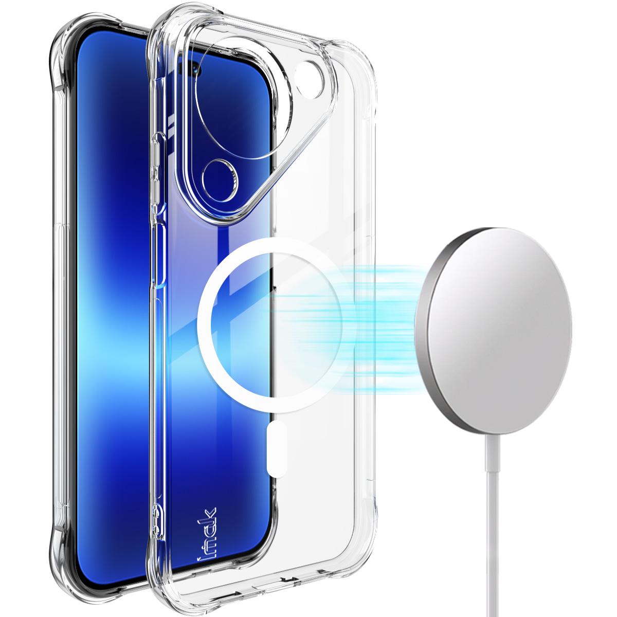 For Huawei Pura 90 Pro Max Phone Case IMAK Shock-resistant Soft Magnetic Case Huawei Pura 90