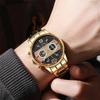 Men Business Casual Luxury Quartz Wristwatch Fashion Stainless Steel Luminous Calendar Watches for Mens Clock Reloj Hombre