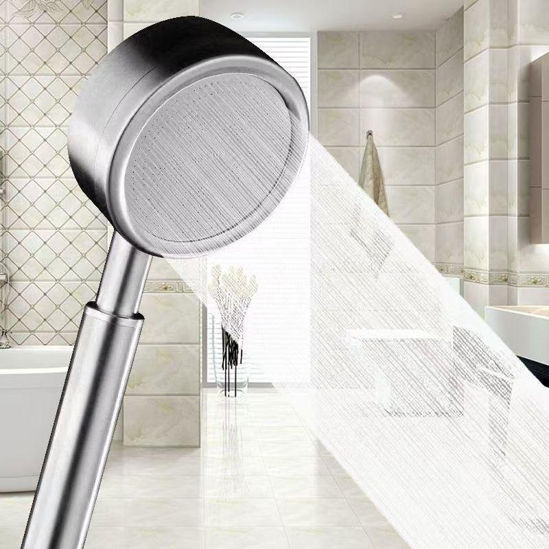 304 Stainless Steel Pressurized Shower Head Small Waist Shower Head Household Bathroom Rain Shower Super Pressurized Showerhead