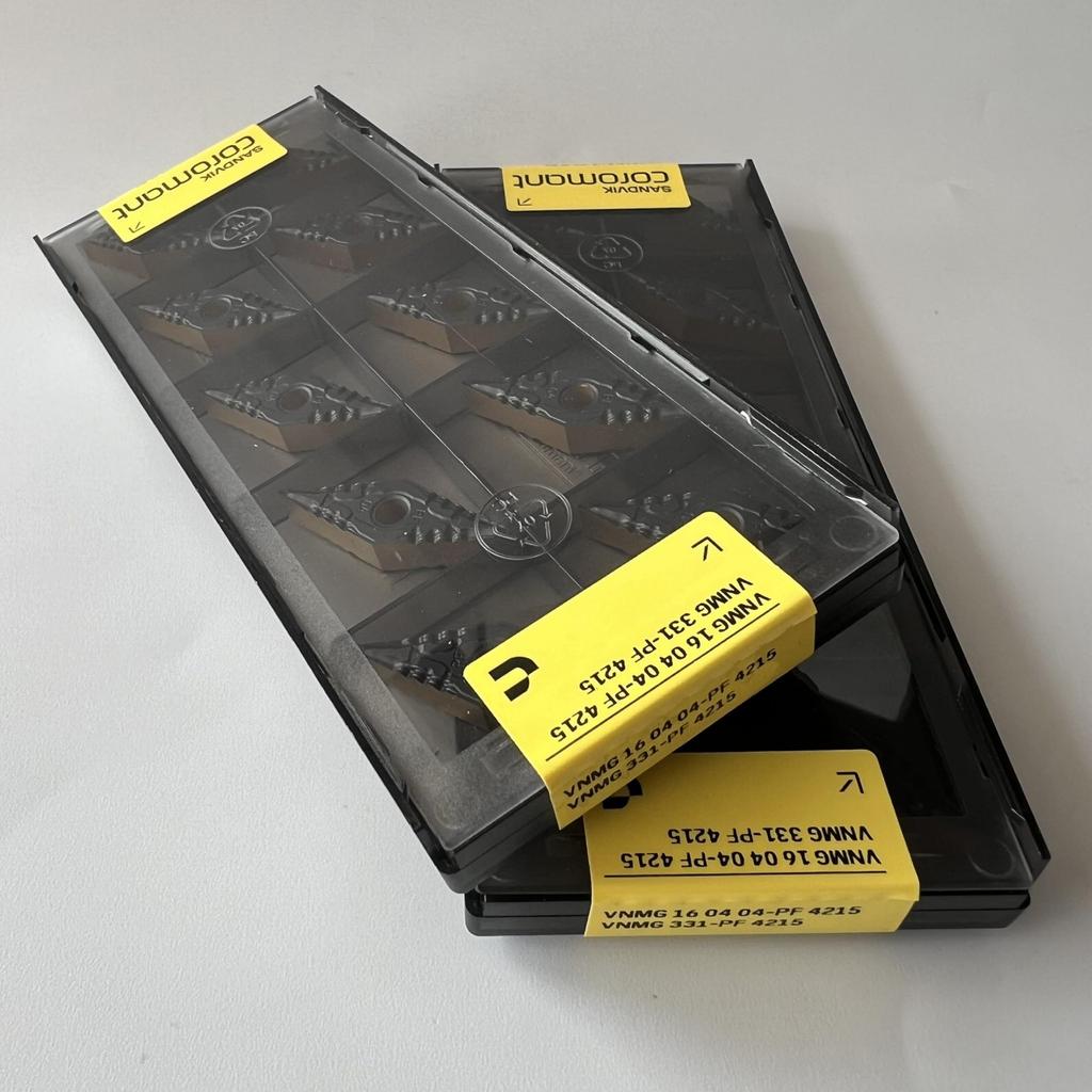 Sandvik / VNMG160404-PF 4215 / Original Swedish Hard Alloy Blade 10 Pcs