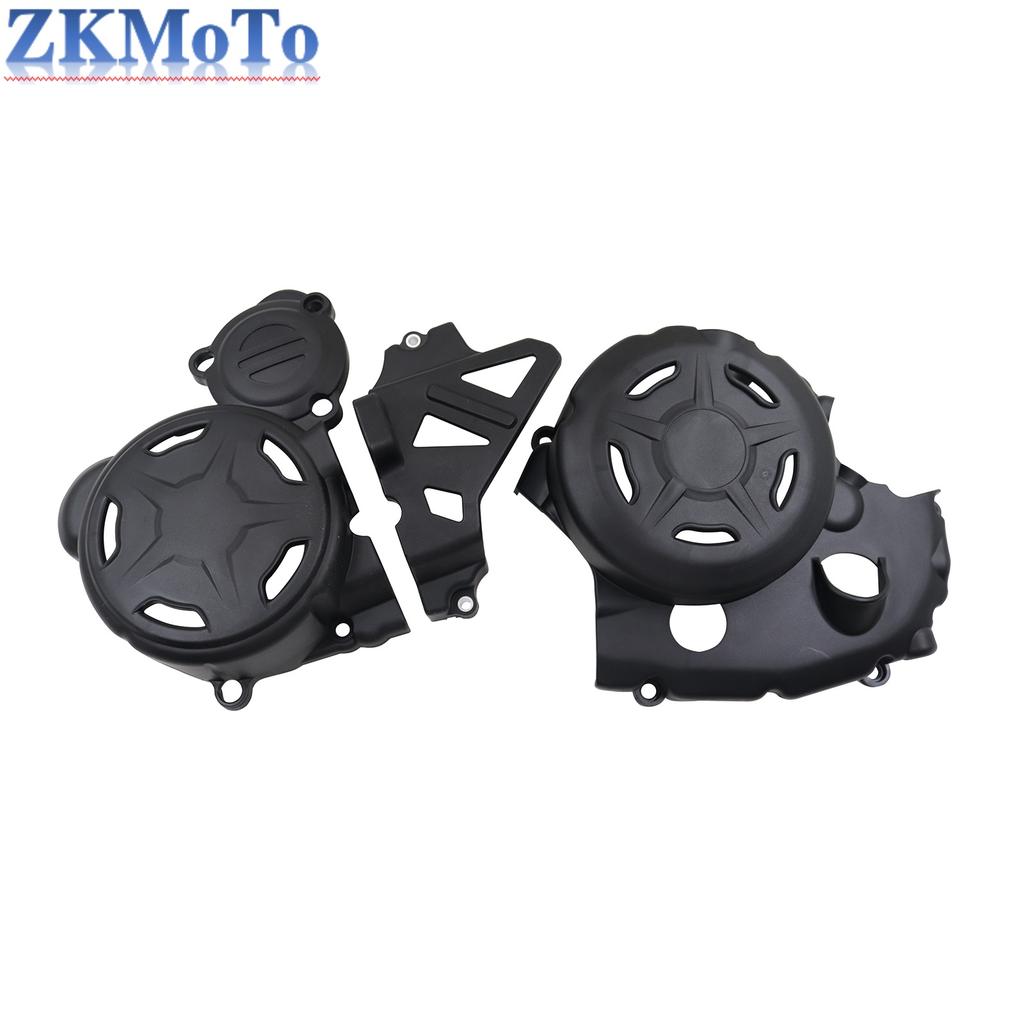 Motorcycle Engine Clutch Guard Water Pump Cover Ignition Protector For KEWS K16 K23 For Kayo T4 For Hengjian S6 S7 For YB300H