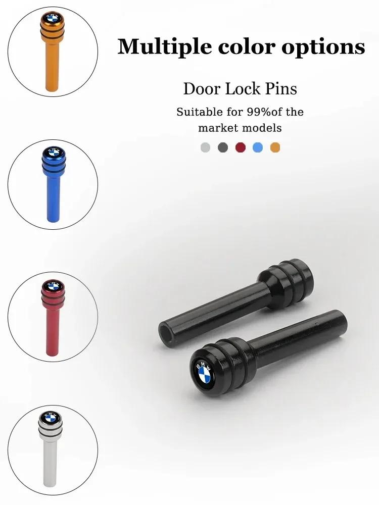 4 Piezas Perilla de Cerradura de Puerta de Coche Aleación Seguridad Seguro Pasadores de Tracción Para Bmw M3 M4 M5 M6 F20 F30 G20 F31 F34 F10 G30 F11 X3 F25 X4 I3 1 3