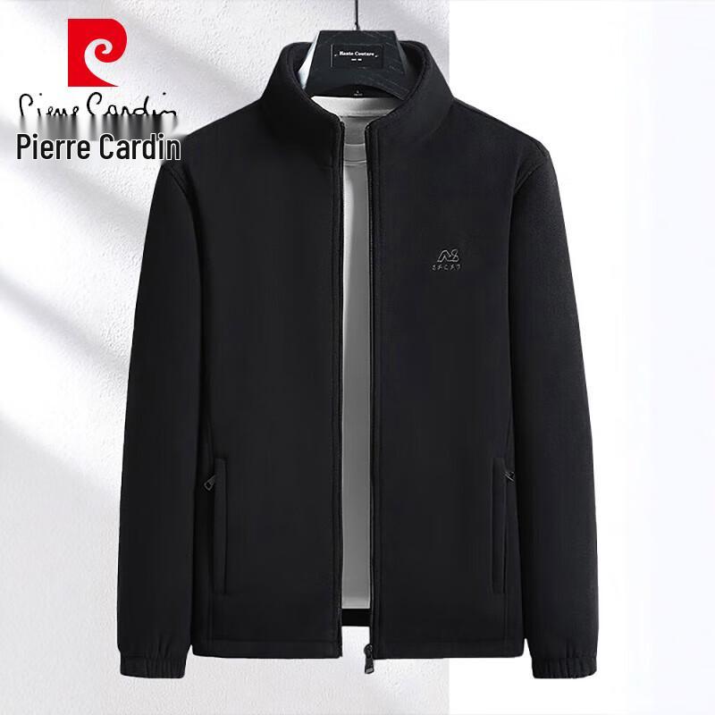 

Pierre Cardin Men s Fleece Double-Sided Stand Collar Warm Jacket 4XL