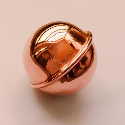 Ayurvedische Kupferkugel zur Wasserreinigung – 100 % reines Kupfer, kleines rundes Design, 1 Stück