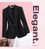 2025 Women's Slim Fit Pink Blazer: Fashionable, Age-Reducing One-Button Professional Suit for Autumn