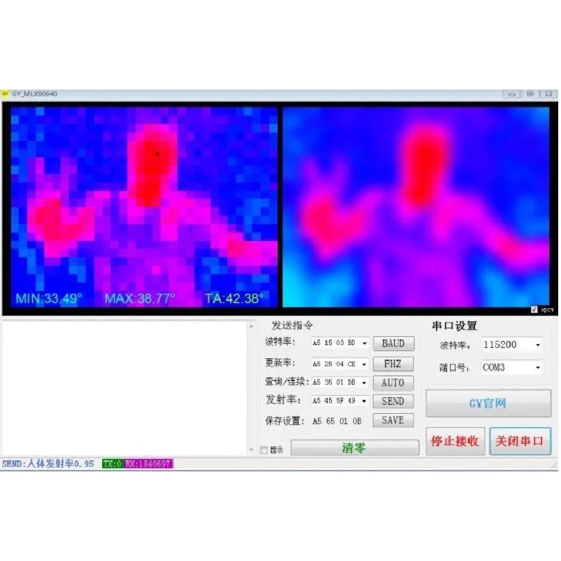 MLX90640 Camera Module Thermal Image Temperature Sensor 32x24 IR Infrared Array Thermometric Dot Matrix 32*24 Sensor Module