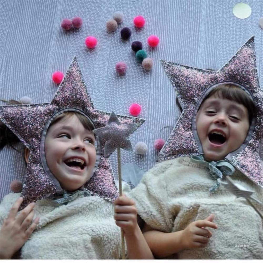 Adjustable Star Headband Photography Props Sparkling Party Accessories Glitter Hat Princess Party