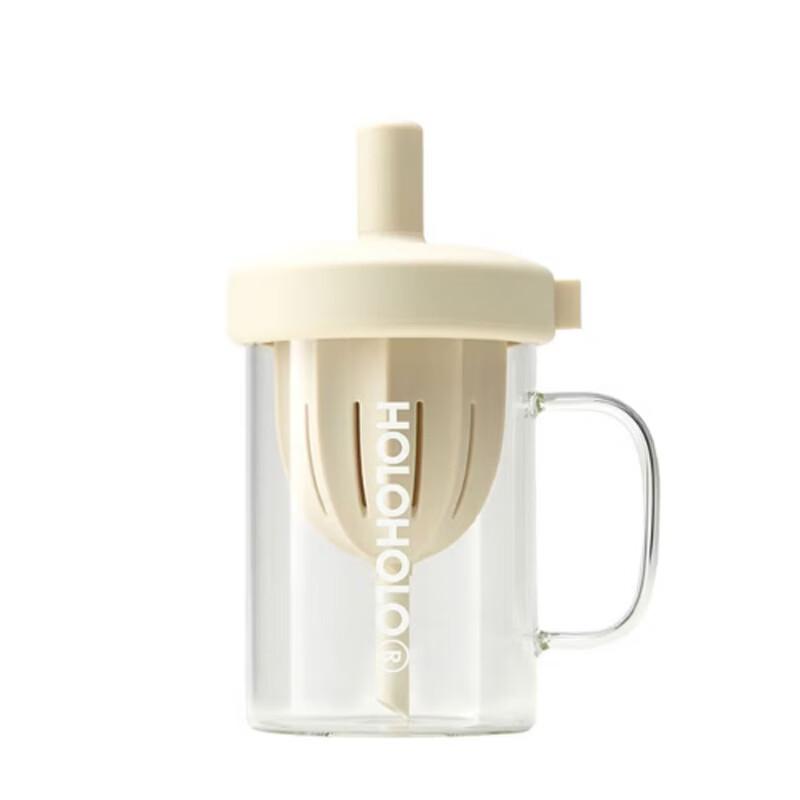 HOLOHOLO Tea Infuser Glass Bottle with Straw