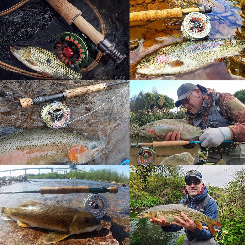 Maxcatch DT Fly Line Double Taper Floating: 1-8F, 100ft DT Fly Fishing Line (Moss Green with Loop, DT-2F)