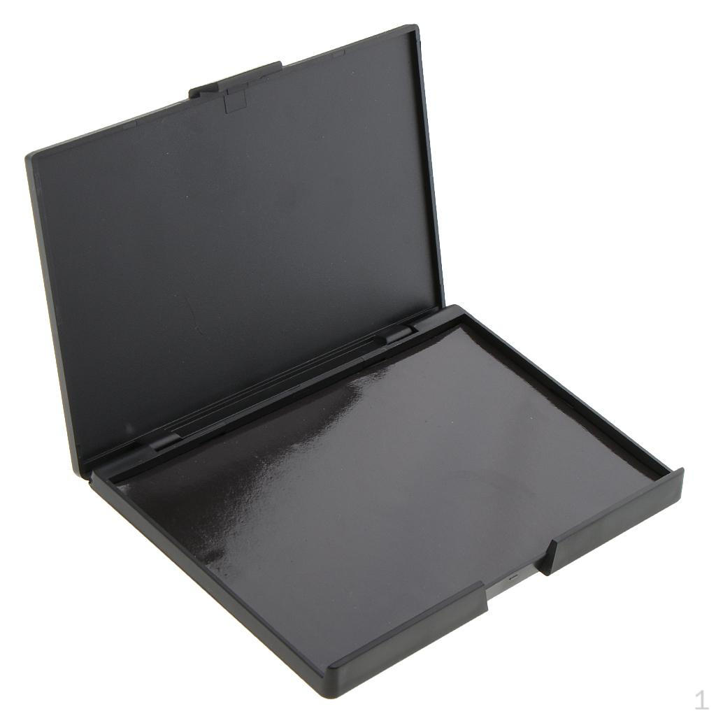 

Cosmetic Empty Eyeshadow Makeup Case Saving Black Travel Friendly