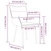 Dining Chairs 2 Pcs Black Velvet