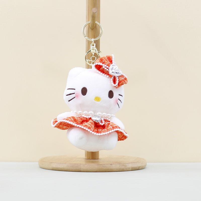 Stylish And Cozy Kt Cat Plush Keychain With Adorable Features For Cat Lovers Collectors And