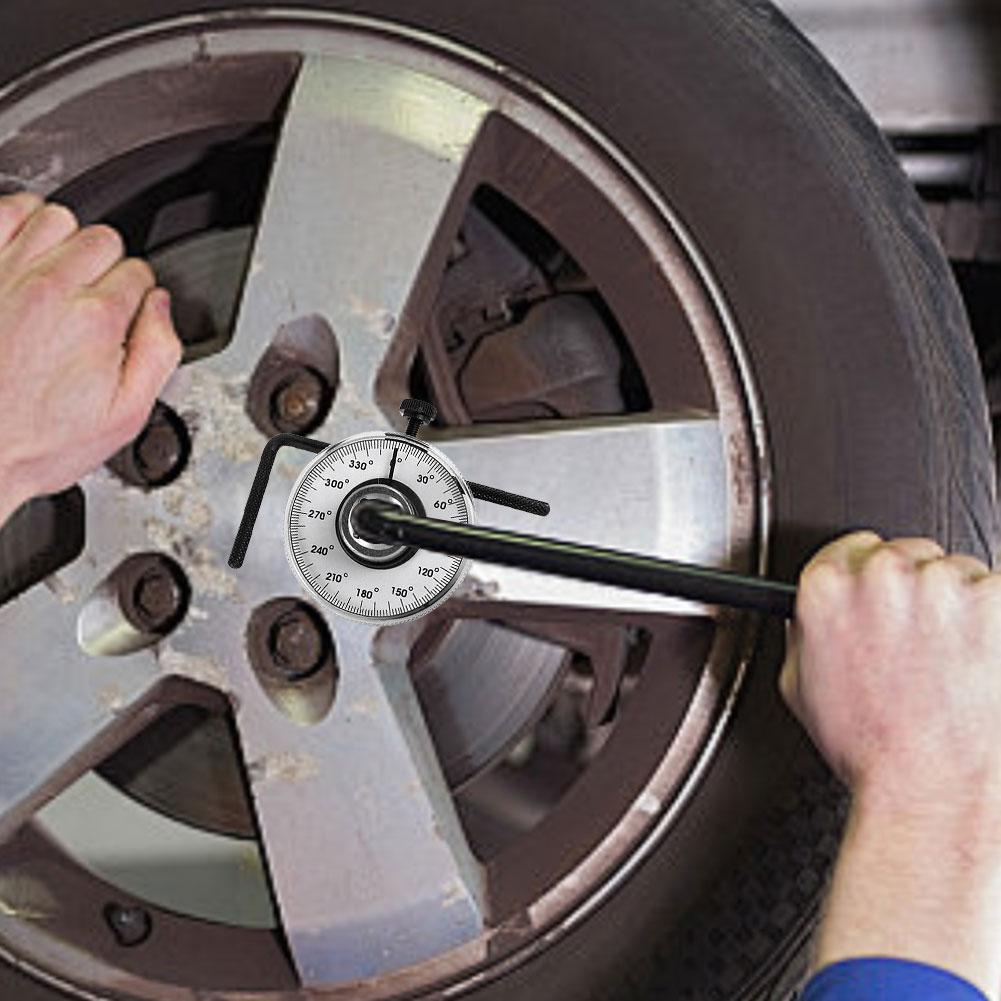 Torque Wrench Garage Tools Calibrated In Degrees Long Handle Torque Wrench Angle Torque Gauge Adjustable Angle Measuring Tool