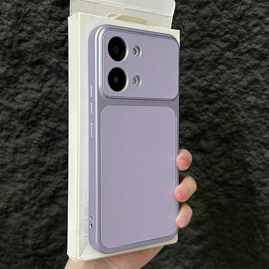 Premium Executive Leather Case for OPPO Reno12 Pro 5G Large Window Lens Protector Cover