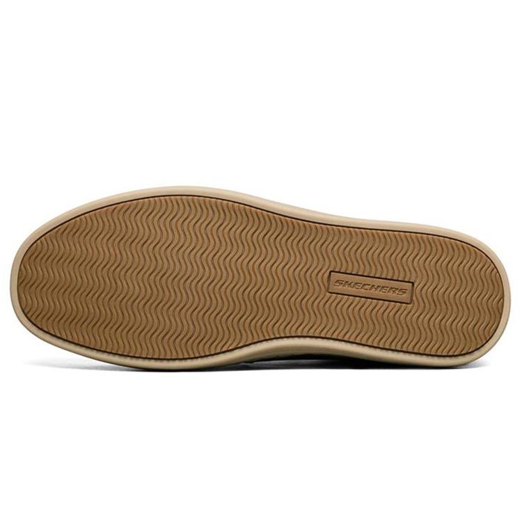Skechers Casual Leather Shoes Men's Low Top Chocolate (Unisex) Casual Leather Shoes 65875 CHOC
