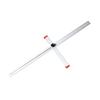 T Shaped Ruler Aluminum Alloy Accurate Positioning Adjustable Woodworking Angle Ruler 120cm