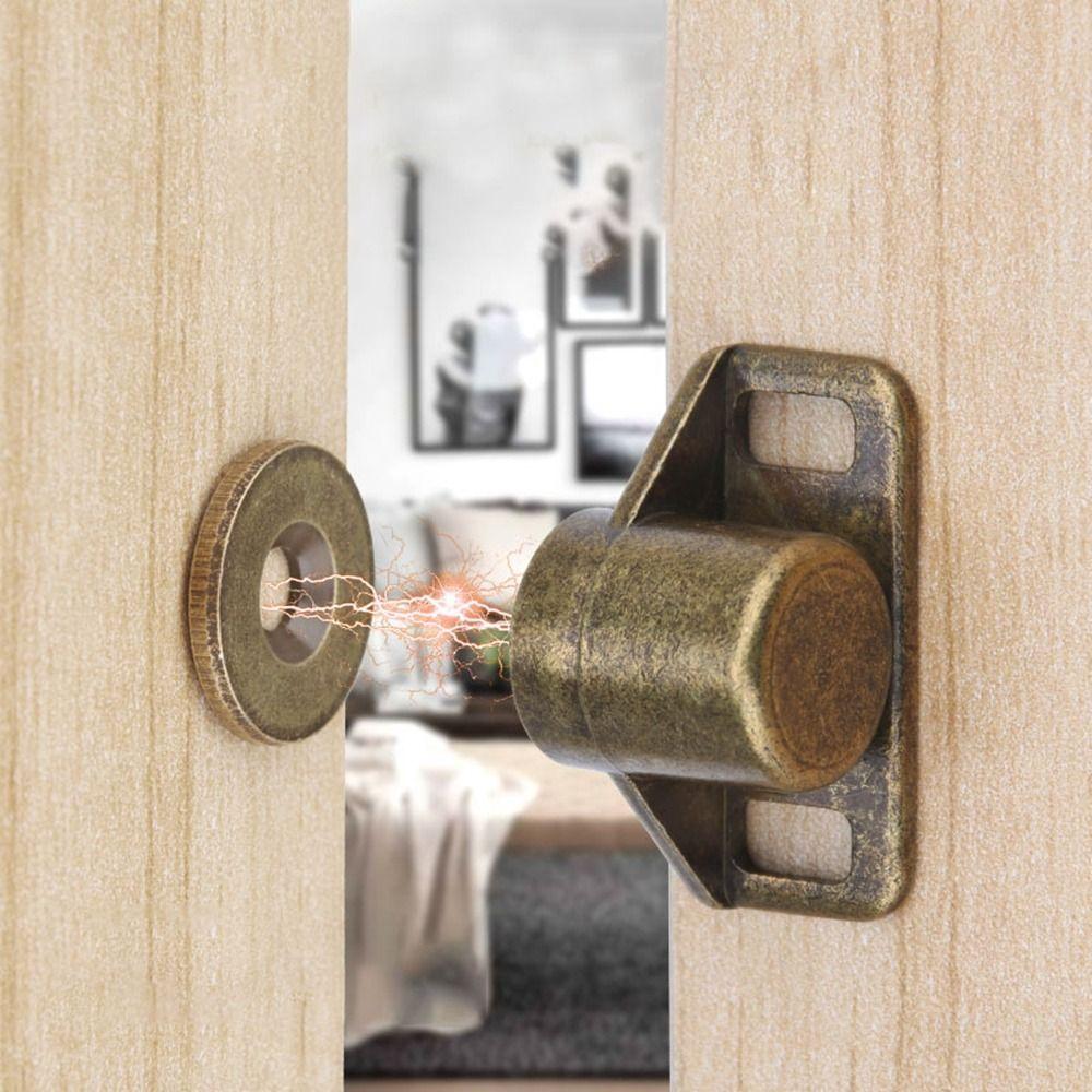 Einfach zu installierender magnetischer Türstopper Schranktürfang Zubehör für Möbelbeschläge