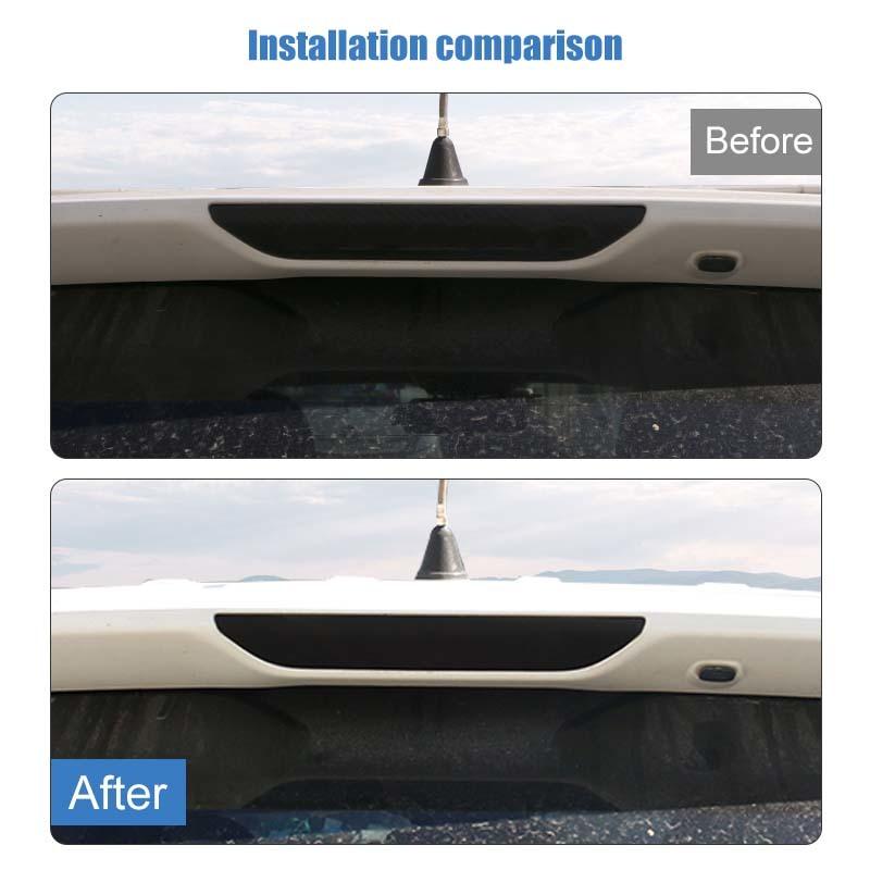 Hochsitzendes Bremslicht Schutzfolie Dekoration Abdeckung Zierleiste Passend für Jeep Compass 2011-2016 / Jeep Grand Cherokee 2011-2020 Außen Zubehör