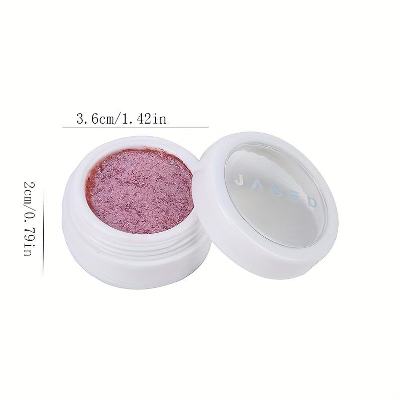 Ombretto Monocromatico Luminoso Orario con Glitter, Paillettes, Highlight Perlescente, Illuminante, Palette Ombretti Conveniente per Studenti