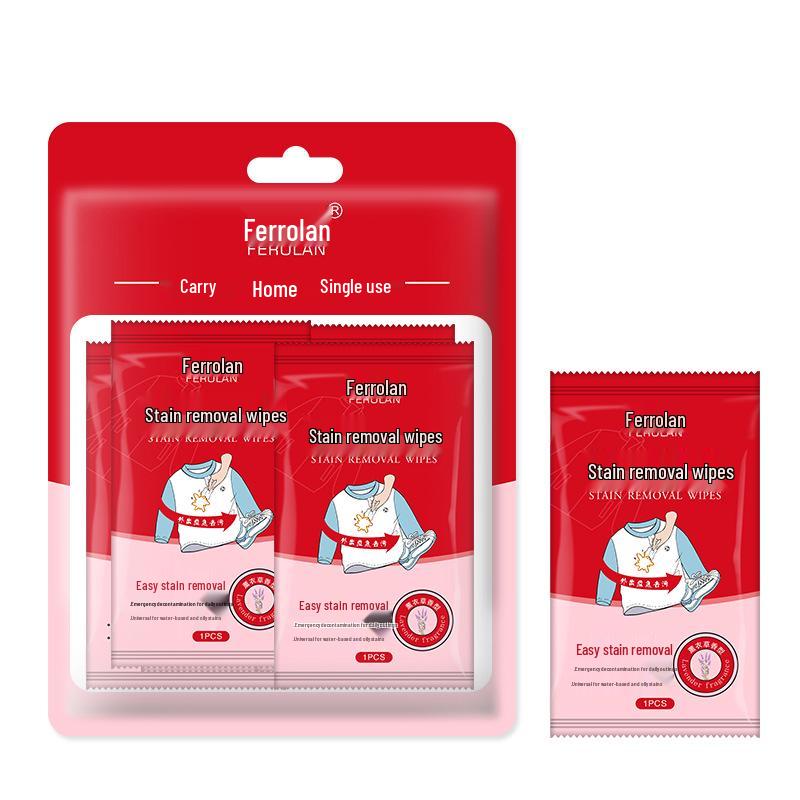 Bezspłukiwalne chusteczki do usuwania plam z ubrań, butów i kurtek