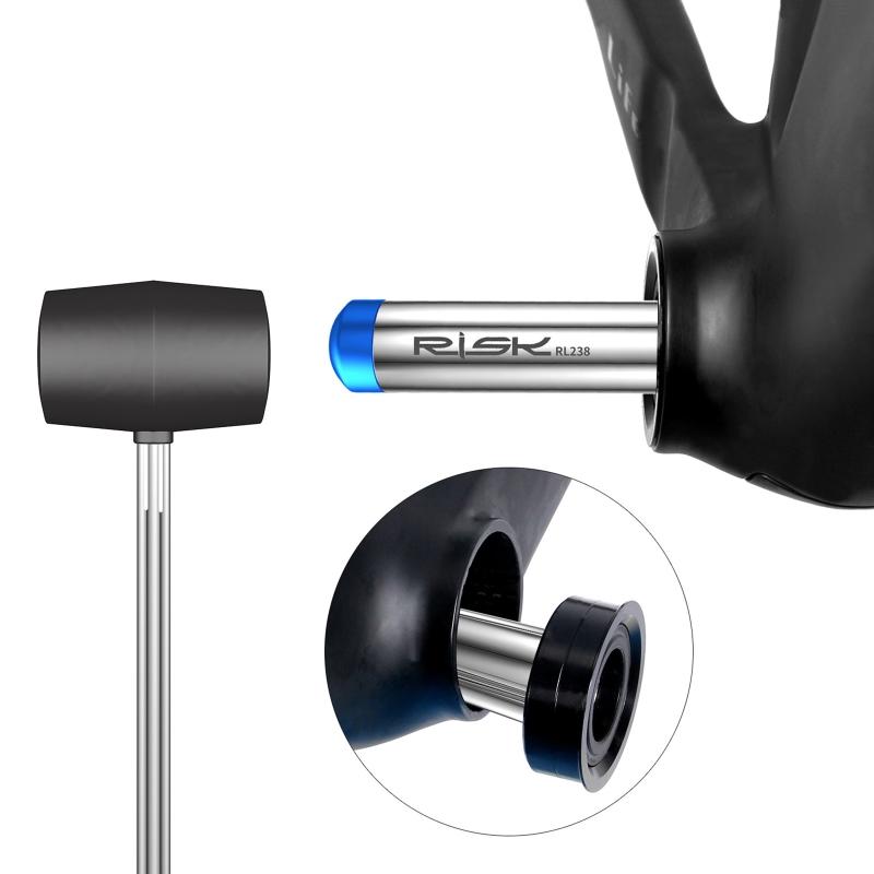 1 Piece Durable Bicycle Headset Crank Bottom Bracket Removal Tool Press-in Hollow Axle for Bike Repair Tools Accessories
