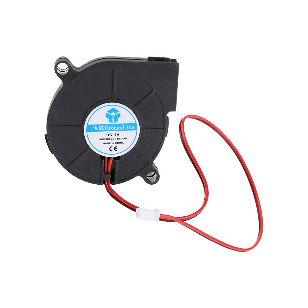 50mm x 15mm Lüfter 5V 12V 24V 5015 Öllager für DC bürstenlosen Kühl-Turbofan 2-Pin 15cm Kabel für 3D-Drucker Ac