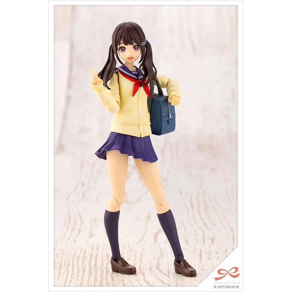 Juya Sosai Girls' Garden Yuki Madoka [Momozakura High SchoolWinter Uniform] Height Approx. 150mm 110 Scale Plastic Model JK001