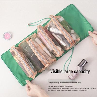 Detachable 4-in-1 Multifunctional Makeup & Toiletry Bag - Large Capacity Portable Travel Organizer