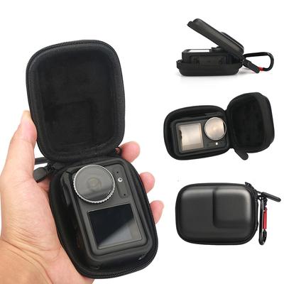 Portable Storage Bag for DJI OSMO Action 5 Pro/4/3 Double Zipper Protective Box with Carabiner Mini Carry Case Accessory