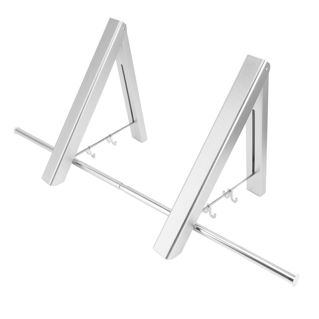 Wandmontierter ausziehbarer Kleiderständer Raumaluminium Unsichtbare hängende Trockenstange für Balkon