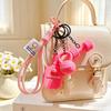 Portable 1 PCS PVC Pickleball Bag Tag Keyring Cute Lightweight Pendant for Car Keychain Backpack Pickleball Fans Creative Gift