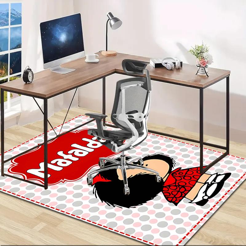 1pc Mafalda2 Design Area Rug - Non-Slip, Soft & Cozy Floor Mat for Living Room, Bedroom, Office - Indoor/Outdoor Decorative Carpet