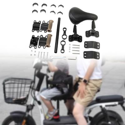 Asiento de bicicleta para niños de montaña de 2 a 5 años, robusto y de montaje frontal.