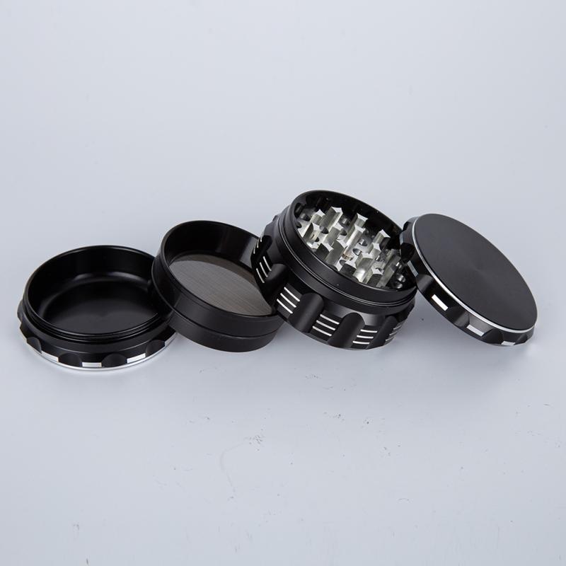 63mm Herb Grinder 4-layer Aluminum Alloy Smooth Plate Cigarette Crusher
