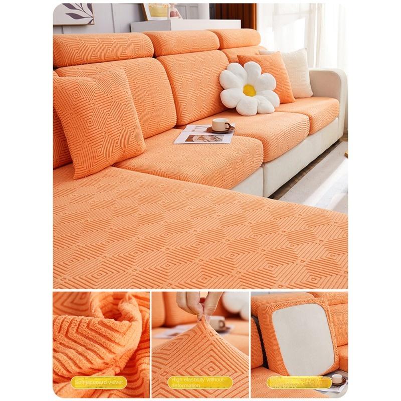 Sofa Cover New All-Inclusive Universal Cover Four Seasons Universal Non-Slip Lazy Stretch Sofa Seat Cushions
