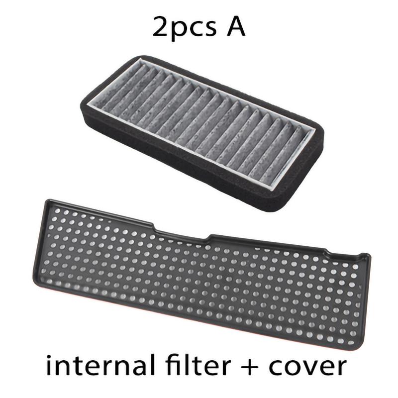 Car Intake Air Filter Cover For Tesla Model 3 2021 2022 Melt Blown Fabric Inlet Cover Flow Vent Trim Dust Prevention
