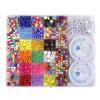 Bead Bracelet Making Kit with Mixed Color Animal Fruit Flower Letter Beads for Jewelry Making
