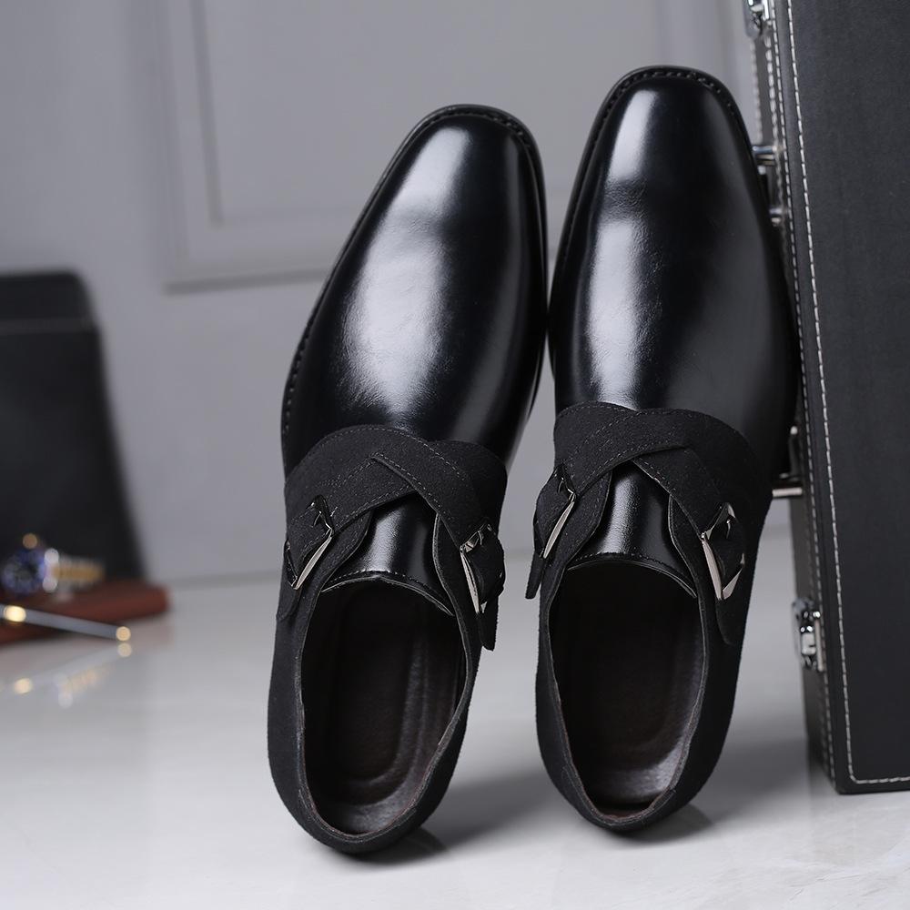 Mens Forl Shoes Leather Oxford Business Dress Shoes Large Size Leather Shoes
