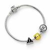 Harry Potter Silver colour Bracelet with Three Bead Charms Silver