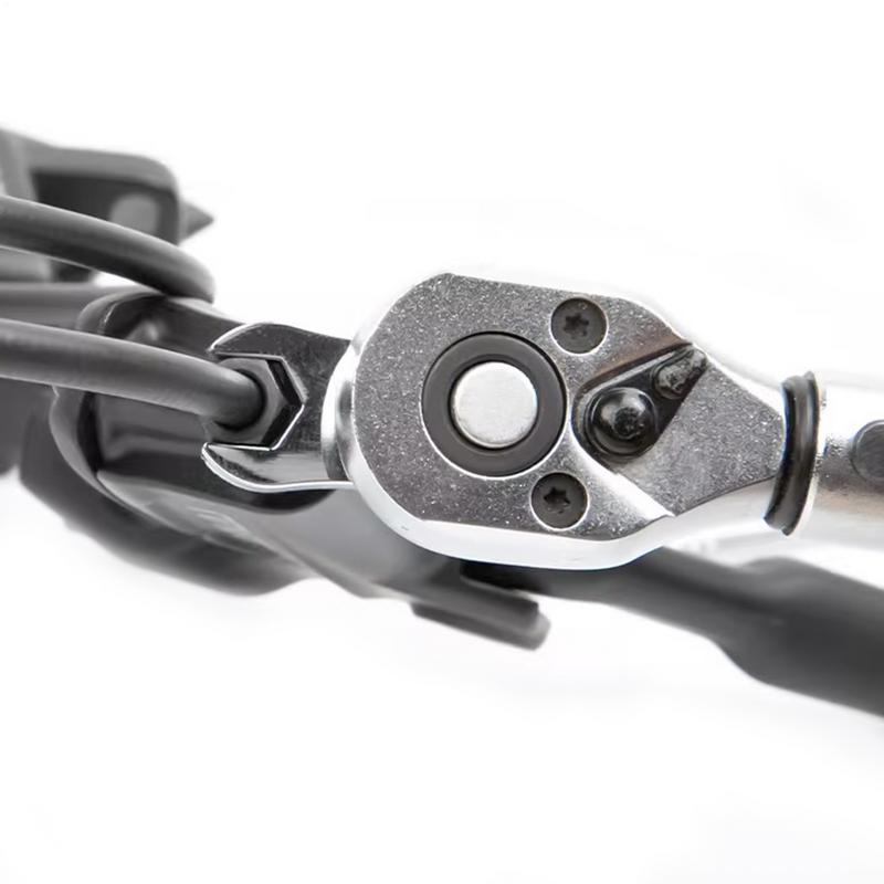 8mm Torque Wrench Opening Head Bike Disc Brake Cable Wrench Hydraulic Brakes Bolt Tool Variable Tubing Screw for 1/4 Head Wrench