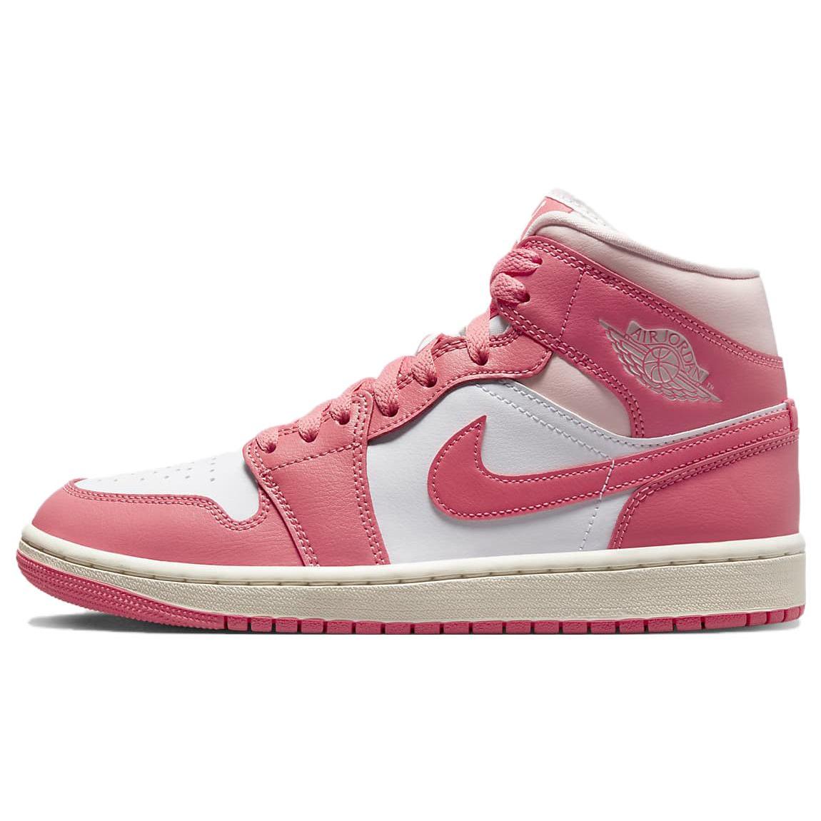 

Новые женские JORDAN 1 Mid Клубника со сливками BQ6472-186 36.5