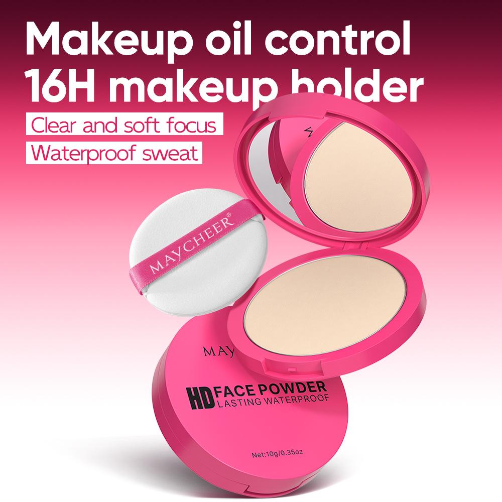 Meixi'er Matte Long-lasting Waterproof Face Powder Compact