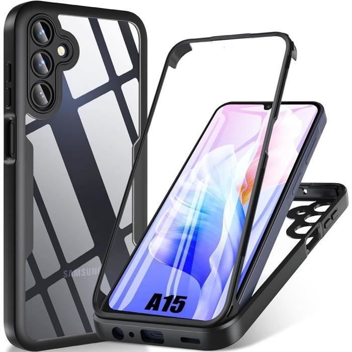 Coque de protection - BOOLING - pour Samsung Galaxy A15 4G-5G - Rigide - Anti-Rayure - Protection 360°