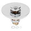 Bathroom Sink Stopper Press Popping Up Anti Clogging Brass Stainless Steel Basin Sink Drain Plug
