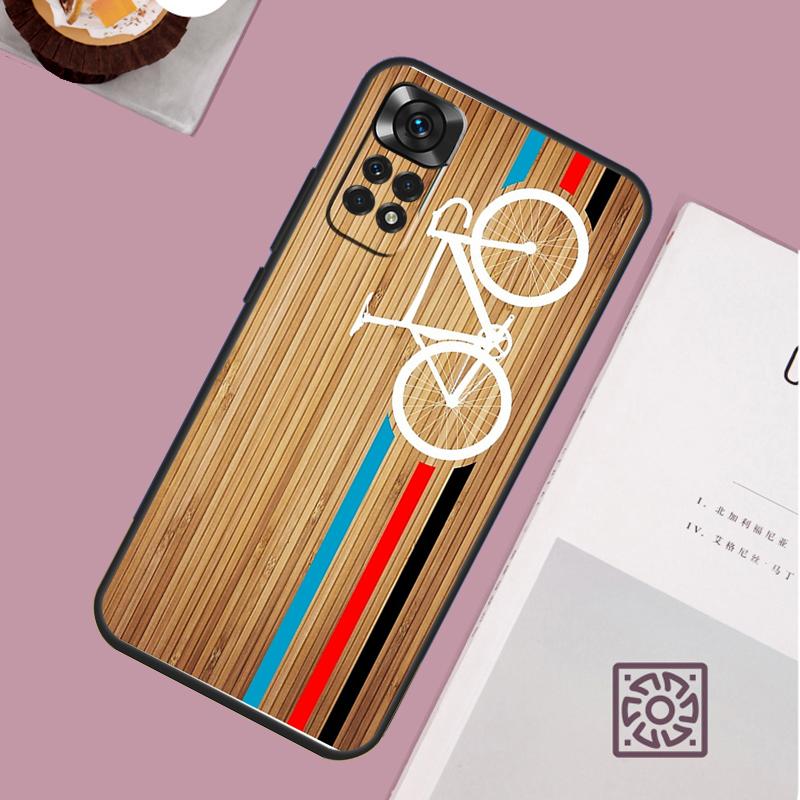 Mountain Bike Cycling Art Phone Case For Xiaomi Redmi Note 13 12 12S 12C 13C 10 10C 9 9C 10S 11S 11 Pro Soft Cover