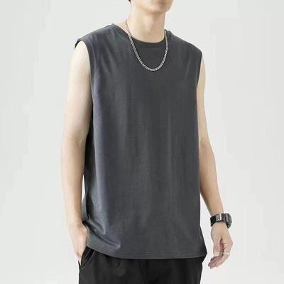 Men's Summer Sports Sleeveless Wide Shoulder Vest