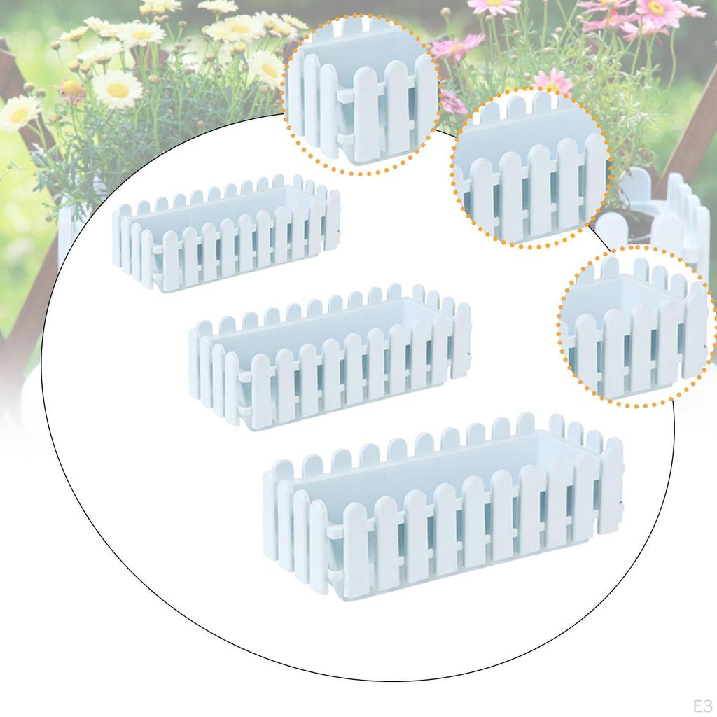 Cachepô de Cerca Vaso de Flores Planta Floreira para Jardim Quintal Pátio Varanda