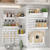 Tablero Perforado Organizador de Pared Para Sala de Juegos, Tableros Decorativos de Almacenamiento en Pared, Estante Organizador de Almacenamiento de Cocina, Accesorios para Tablero Perforado