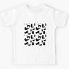 Evil Black Cat Pattern Kids T-Shirt
