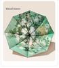 8 Bones Three-Fold Hand Open Vinyl Double-Layer Umbrella Parasol Hand Open Umbrella Rain